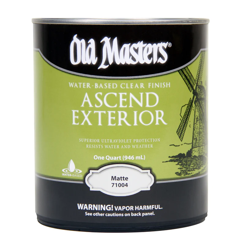 Old Masters- Ascend Water-Based Finish- MATTE