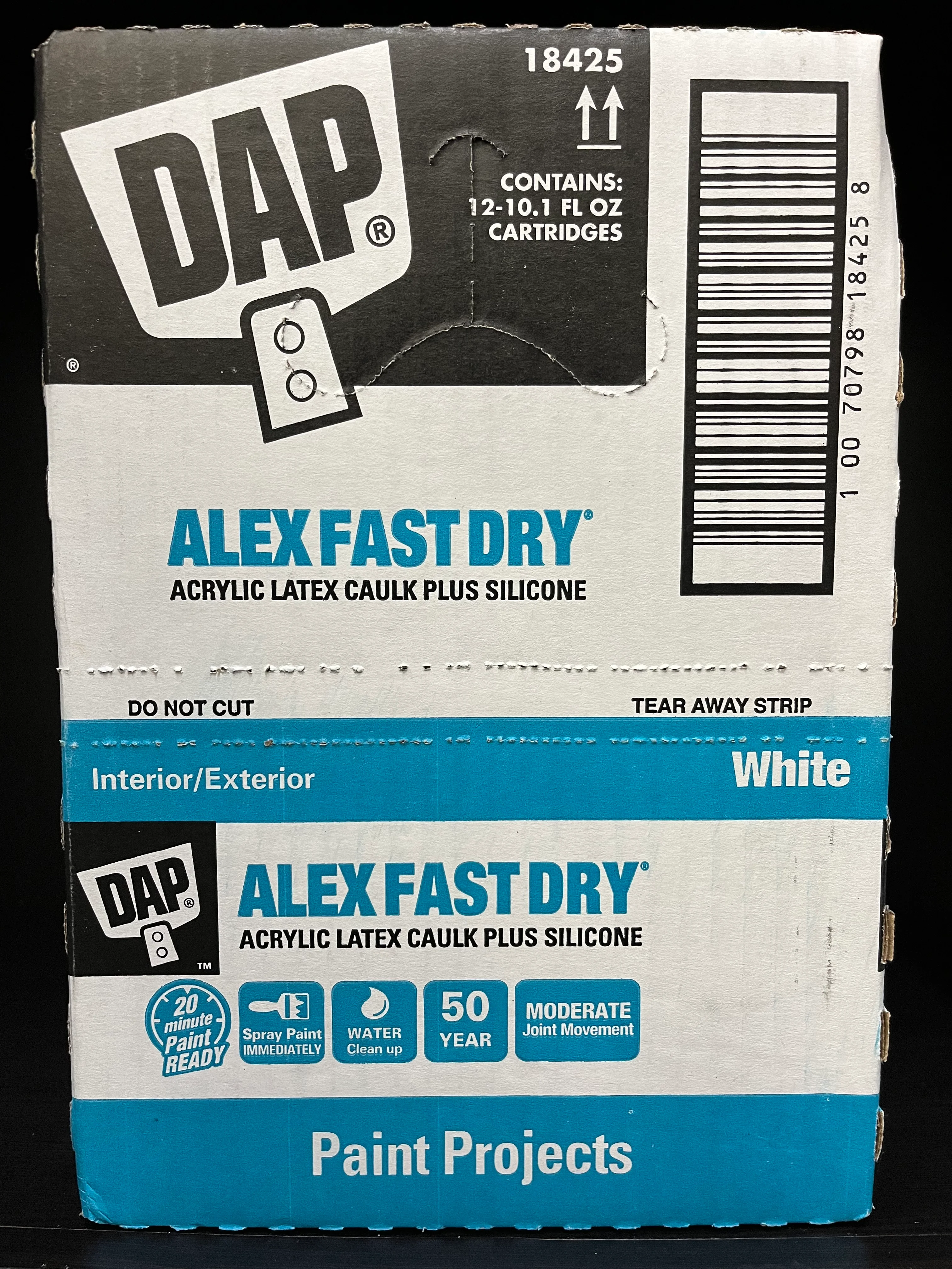 Alex Plus Fast Dry Caulk- 10.1oz White - Image 2