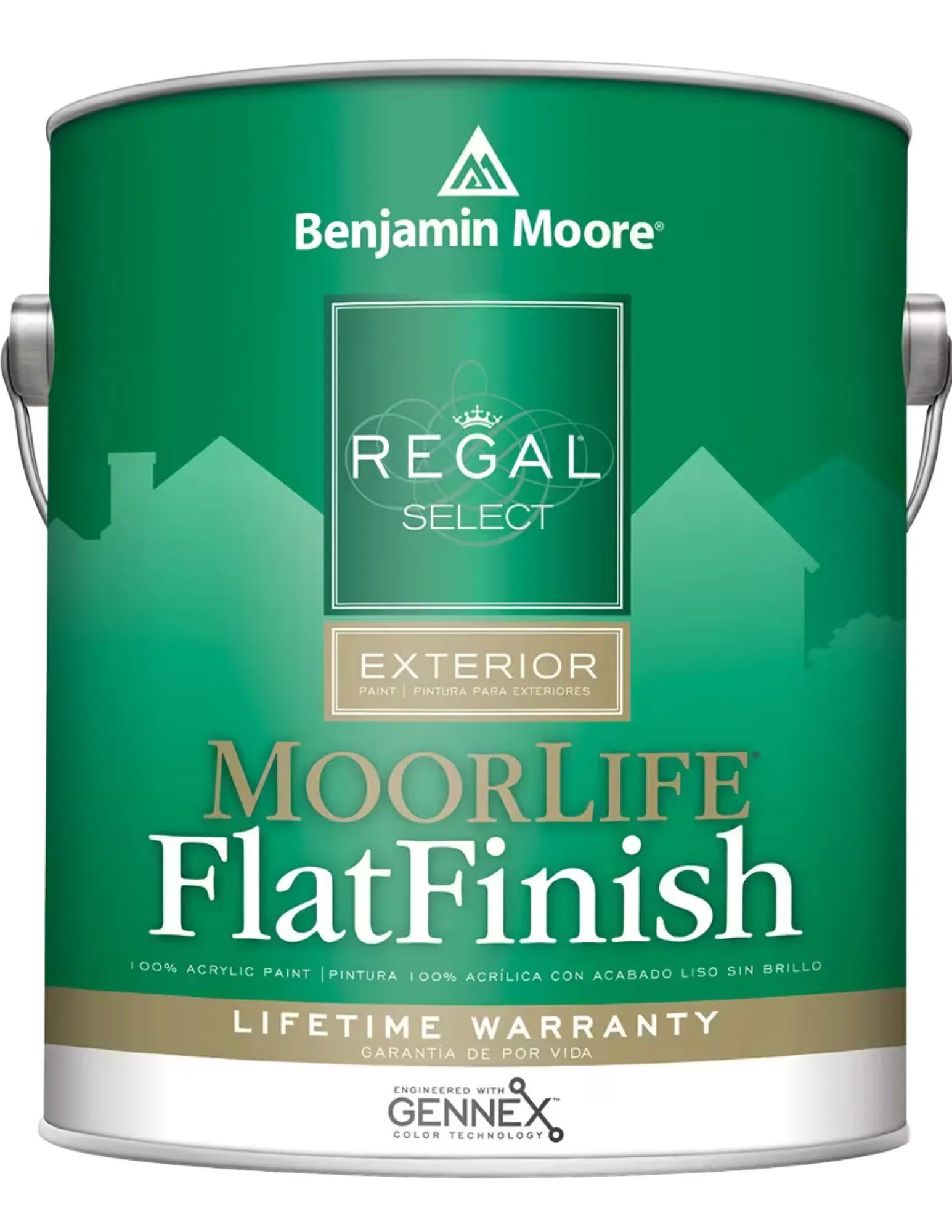 Regal® Select Exterior Paint — MoorLife® Flat Finish W105
