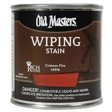 Old Masters- Wiping Stain Oil Based- CRIMSON FIRE