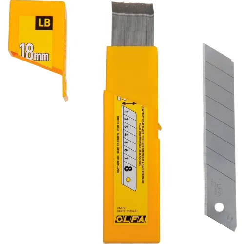 OLFA LB-50B 18mm 8Pt- Snap Off BLADES- 50Pk - Image 2