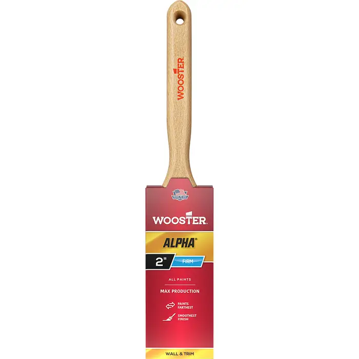 Alpha 4232- Flat Paint Brush 2" FIRM