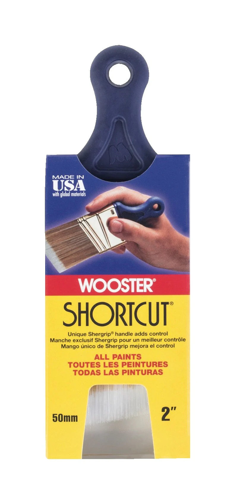 Wooster Shortcut 2 in. W Angle Paint Brush Q3211 - Image 2