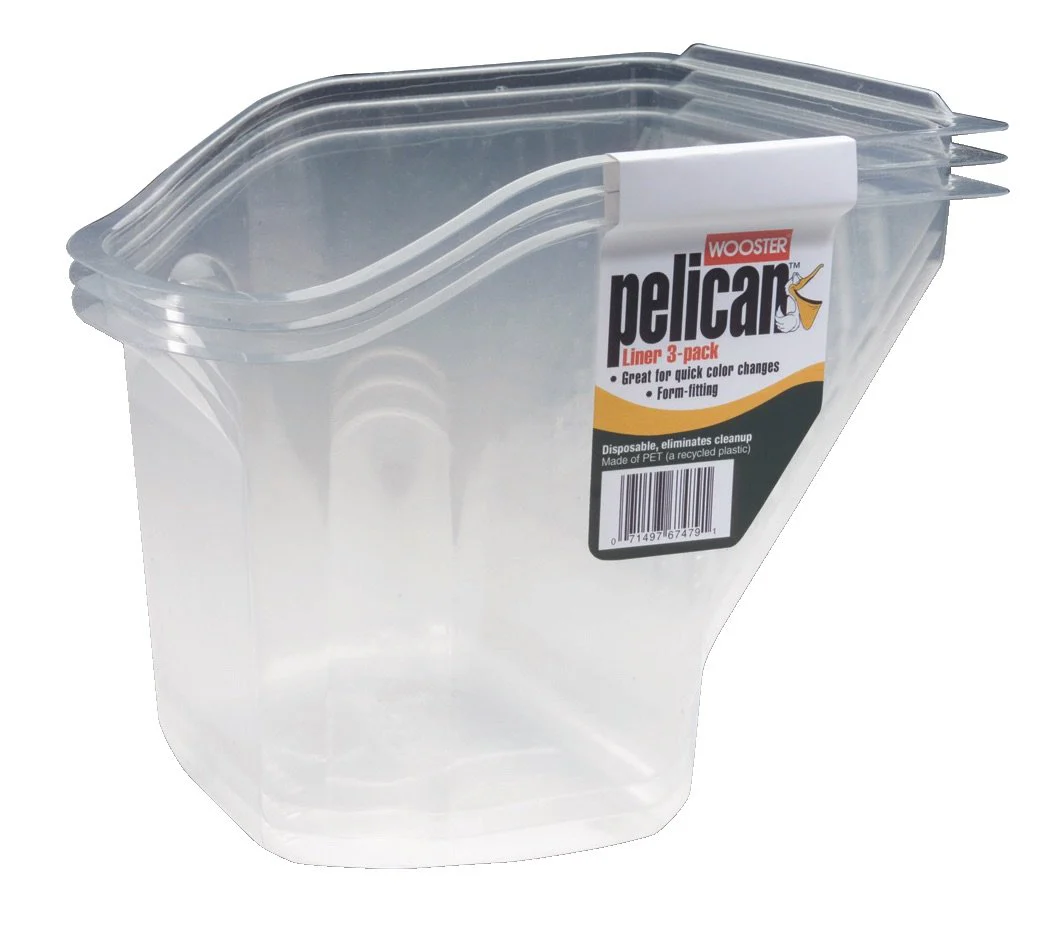 PELICAN® Clear Plastic Paint Pail LINER- 8629- 1qt.