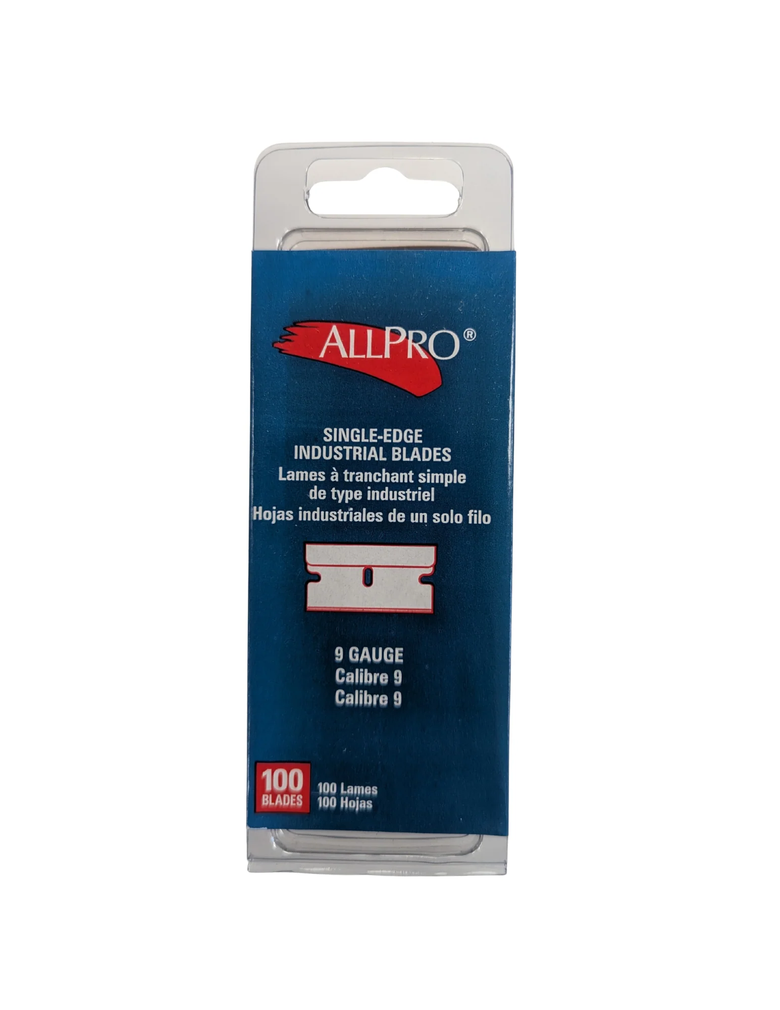 Razor BLADES- Single Edge 9 gauge- 100pk