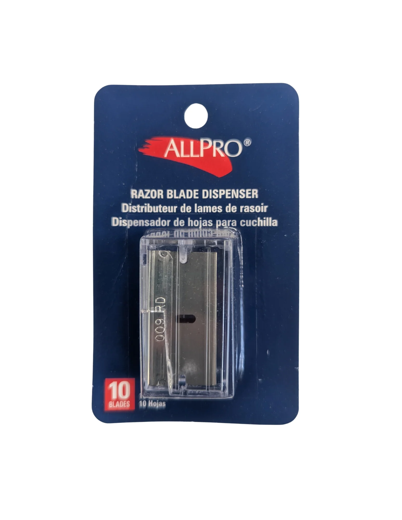Razor BLADES- Single Edge w/dispenser 10pk
