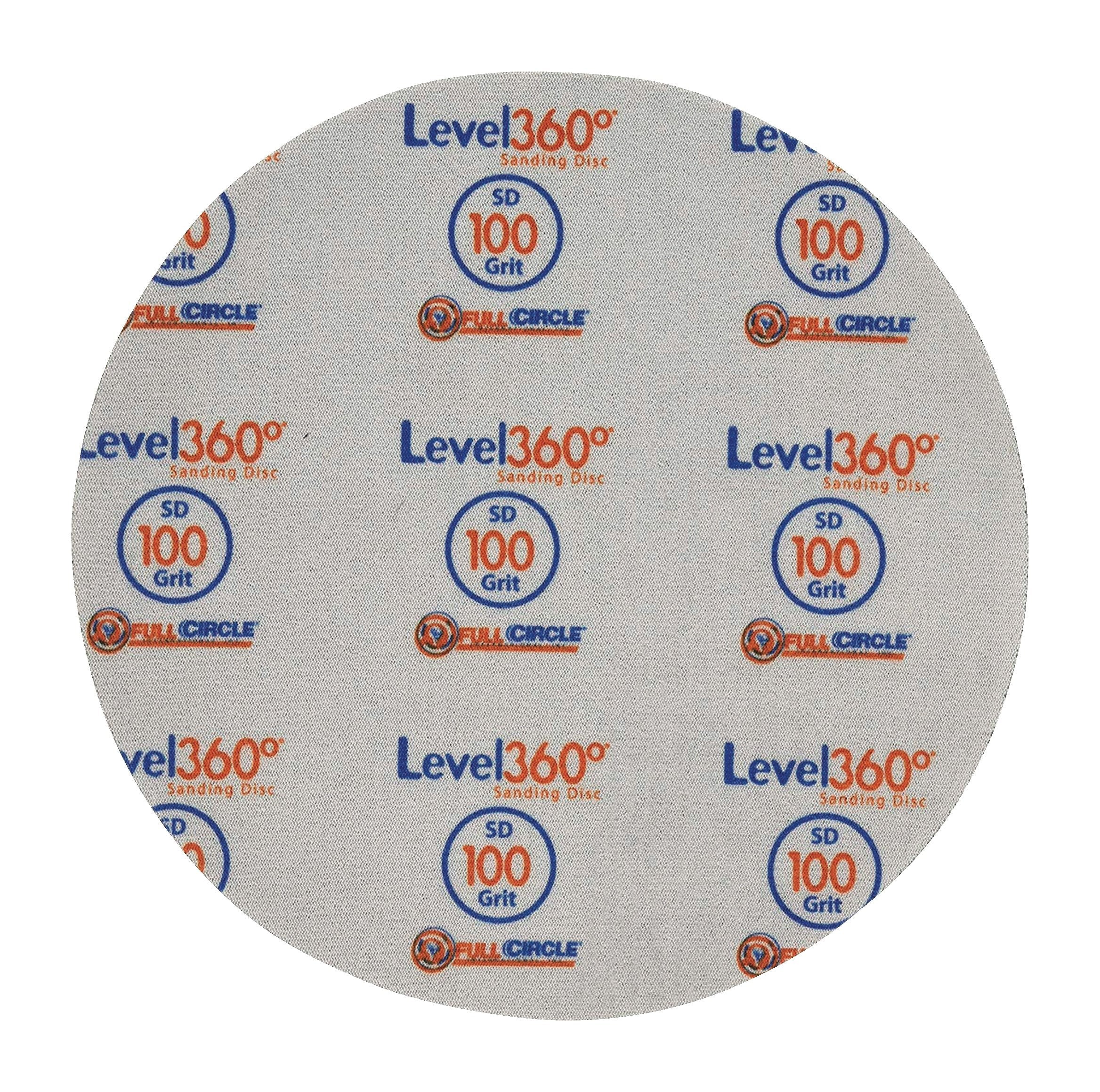 Full Circle Level 360- 100 Grit Medium- 5 pk