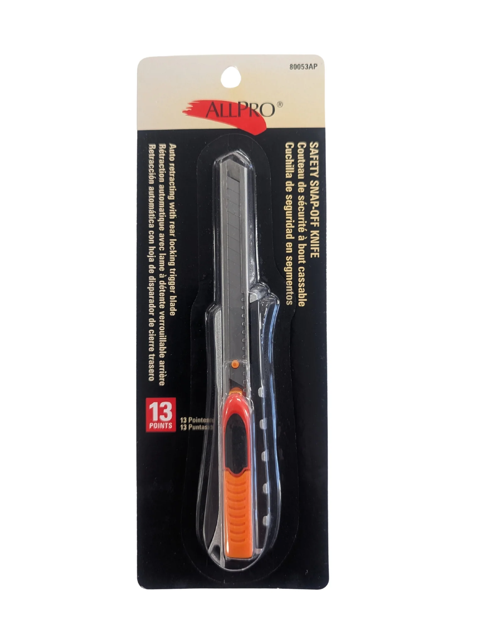 Snap Off Knife Safety- 13 Point w/1blade