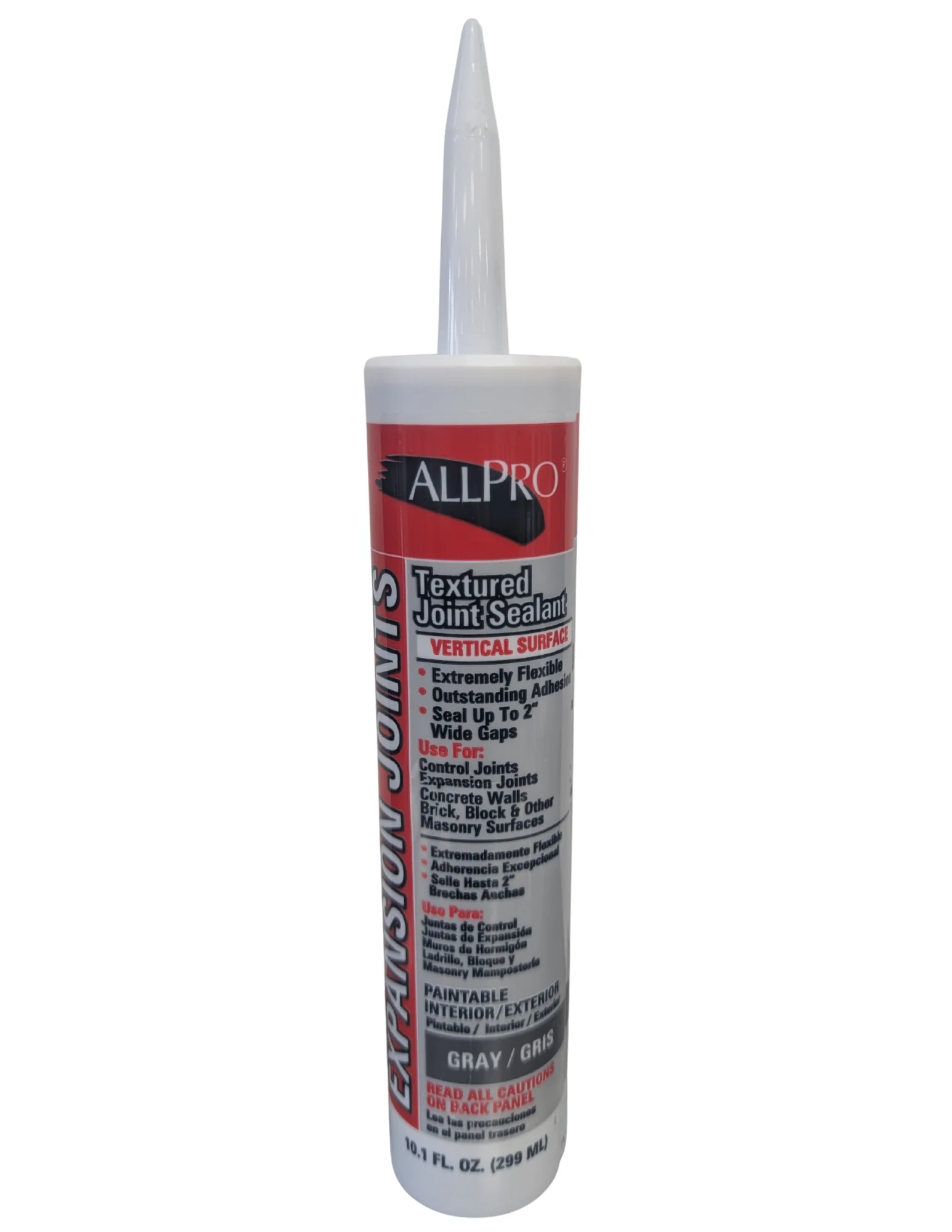 Textured Expansion Joint Sealant- VERTICAL 10.1oz Gray