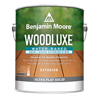 Woodluxe® Water-Based Deck + Siding Exterior Stain - Ultra Flat Solid 695
