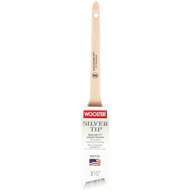 Silver Tip 5224- Angle Trim Paint Brush- 1 1/2" SOFT - Image 2