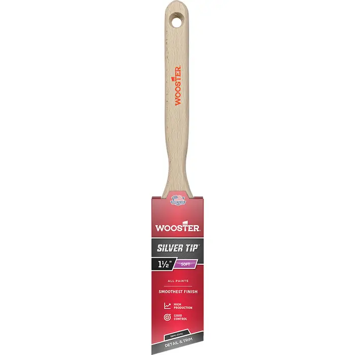 Silver Tip 5228- Semi-Oval Paint Brush 1.5" SOFT