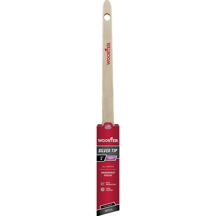 Silver Tip 5224- Angle Trim Paint Brush- 1" SOFT